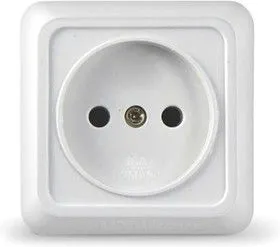 Розетка 1-м ОП Олимп 16А IP20 бел. Universal О0022