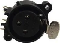 NC3FAAH2, Аудио разъем XLR, 3 контакт(-ов), Гнездо, Монтаж на Печатную Плату, Контакты с Покрытием из Золота