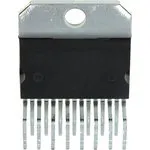 L4970A, Стабилизатор напряжения импульсный 5.1...40В, 2%, 10A, (-40...+120C), [Multiwatt-15V]