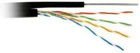 Кабель UTP 4х2х24AWG кат.5е медь с тросом бухта (м) Rexant 01-0046 (за 1 м)