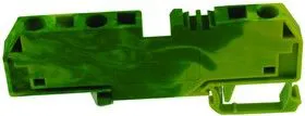 0282-0687, GROUND TERMINAL BLOCK DIN RAIL 3 POSITION 24-10AWG