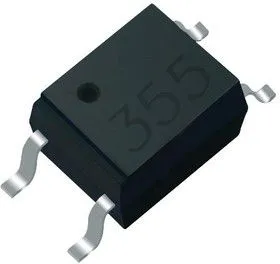 KB355NT, Оптопара, с транзистором на выходе, 1 канал, SOP, 4 вывод(-ов), 50 мА, 3.75 кВ, 600 %
