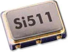 511FBA200M000BAG, Кварцевый генератор, 200МГц, 50млн-1, SMD, 5мм x 3.2мм, 2.5В, Si511 серия