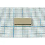 Магнит 20,0x10,0x 4, параллелепипед, Ni