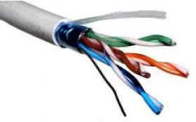 Кабель FTP 2х2х24AWG кат.5 омедн. алюм. бухта (м) PROCONNECT 01-0121-3 (за 1 м)