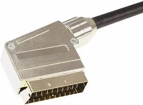17-1113, Шнур SCART - SCART (21 Pin), длина 1,5 метра (GOLD-металл) 3562