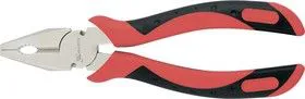 16909, Плоскогубцы GRAND, 180 мм, комбинированные никелированные, двухкомпонентные рукоятки