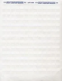 LAT-15-361, Маркировка кабельная самоклеющаяся (1лист) (1000/6/1)