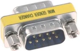 DS1082-02-9M, Переходник короткий DB9M-DB9F