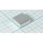 Магнит 15,0x15,0x 6, параллелепипед, Ni, класс N35