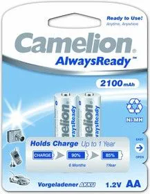AA- 2100mAh Ni-Mh Always Ready BL-2 (NH-AA2100ARBP2, аккумулятор, 1.2В)
