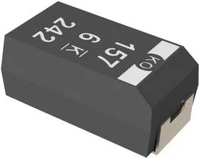 T522V227M006ATE040, Танталовый полимерный конденсатор, KO-CAP, 220 мкФ, 6.3 В, серия T522, 20%, V, 0.04 Ом