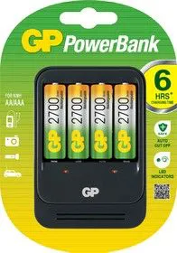 Зарядное устройство GP PB570 и 4 аккумулятора GP АА (LR6) (PB570GS270-CR4)