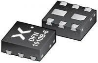 BCM847QASZ, Массив биполярных транзисторов, Двойной NPN, 45 В, 350 мВт, 100 мА, 0.95 hFE, DFN1010B