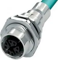 1424135, Датчик Кабеля, CAT6A, M12 Straight Receptacle to Free End, 500 мм, 19.6 , SPEEDCON Series