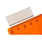 Неодимовый магнит прямоугольник 40х15х2 мм, N33