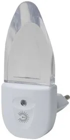 Светильник NN-618-LS-W ночник Кристалл от сети с сенсором бел. ЭРА Б0019102