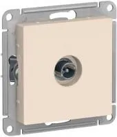 Механизм розетки TV ATLAS DESIGN проходной 4DB беж. SchE ATN000292