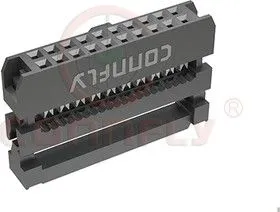 DS1017-44 MA2B (IDC2-44) (IDC2-44F), Разъем IDC гнездо 2мм 2x22 на шлейф