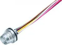 09-0127-782-07, Круглый разъем, 423/723/425 Series, Штекер в Панель, 7 контакт(-ов), Обжимной Контакт, С Резьбой