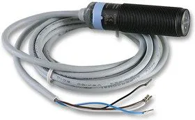 S51-PA-2-A00-NK, Фотоэлектрический датчик, S51 серия, M18, осевой, отраженный, 4м, NPN, 10В до 30В