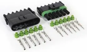 27-10171, 6 Conductor 16 14AWG Weatherproof Automotive Connector Set