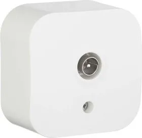 Розетка TV 1-м ОП звезда Quteo бел. Leg 782215