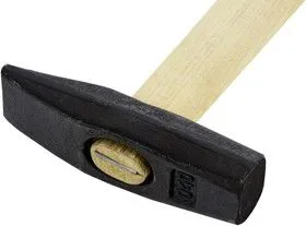 10265, Молоток слесарный, 400 г, квадратный боек, деревянная рукоятка