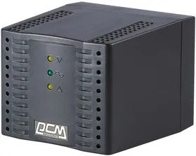 TCA-1200 Black, Стабилизатор Powercom Стабилизатор напряжения 1200VA/600W