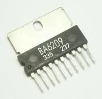 BA6209, Двунаправленный драйвер реверсных электродвигателей (=KA8301), [HSIP-10]