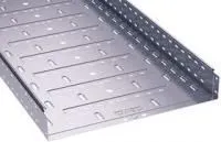 Лоток листовой перфорированный 400х80 L3000 сталь 1мм DKC 35306