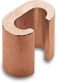 C120-C120 С образный зажим с полированной поверхностью, сечение проводников 125-110 -- 125-25 мм