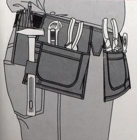 38654, Пояс для инструмента двойной