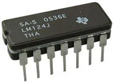 LM124J, Счетверенный ОУ общего применения, (-55...+125C), [CDIP-14]