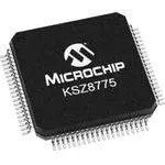 KSZ8775CLXIC, Ethernet Switch 5-Port 100Mbps 80-Pin LQFP Tray