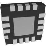 HMC874LC3C, Comparator Single -2.85V/3.465V 16-Pin CQFN EP T/R