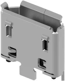 USB3160-30-0120-1-C, Составной USB разъем, Micro USB Типа B, USB 2.0, 5 вывод(-ов), Вертикальный, Медный Сплав