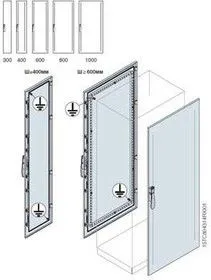 Дверь передняя/задняя 2000х800мм ВхШ ABB EC2080K