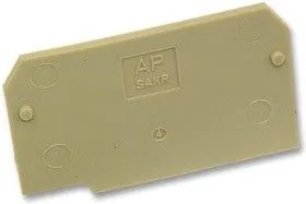 021136 AP (SAKR), Торцевая крышка, для использования со сквозными клеммными колодками