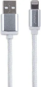 BS3002W, Кабель USB-Lightning для Apple Iphone, белый, 1.3м