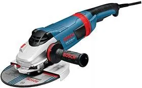 GWS 22-180 LVI, Функция KickbackStop, плавный пуск, новый защитный кожух. Прямая рукоятка. Ключ, гайка, дополнительн