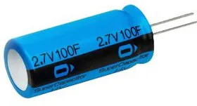 HVZ0E226NF, Суперконденсатор, EDLC, 22 Ф, 2.7 В, Радиальные Выводы, HVZ Series, 30%, 5 мм