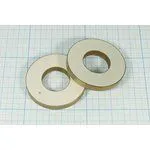 Ультразвуковое кольцо излучатель из пьезокерамики 50xd23x5мм, материал PZT8; пэу 50xd23x5,0кольцо кГц\PZT8\VOISE