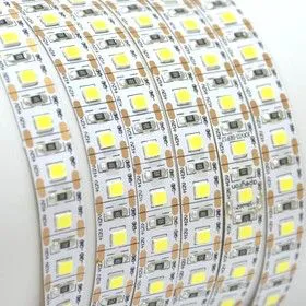 00-103 Светодиодная лента, 12В, 16,6Вт/м, smd2835, 100д/м, IP20, 1500Лм/м, Резка/1 Диод, ширина подложки 10мм, теплый белый