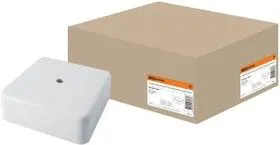 Коробка распаячная КР 50х50х20 ОП белая IP40 TDM