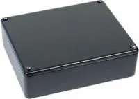 BS23BK, Корпус для РЭА 120x100x35мм, металл, герметичный, черный
