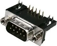 DRB- 9MB (DS1037-01 9M), Вилка 9 pin на плату 9.4мм