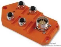 ASBS 4/LED 5-4, SENSOR DISTRIBUTION BOX, M12-5P, 4PORT