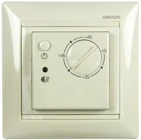 51-0563, Терморегулятор механический RX-308B (бежевый) (совместим с Legrand серии Valena)