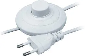 Шнур Navigator 61 600 NPS-FS01-170-2x0.5-WH 1.7м с выкл. белый